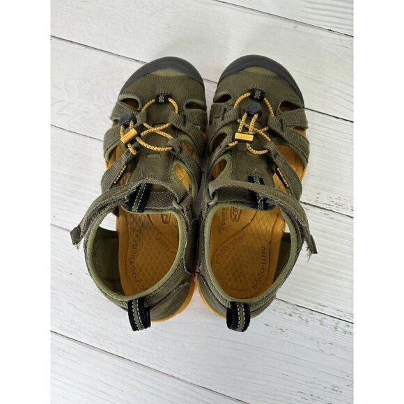 Keen Waterproof Sport Hiking close toe Sandals Dark Green Size 4 - Picture 5 of 13
